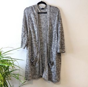 NWOT Torrid 4X 3/4 sleeve heathered grey cardigan